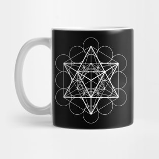 Metatron's Cube Merkaba Sacred Geometry Mug